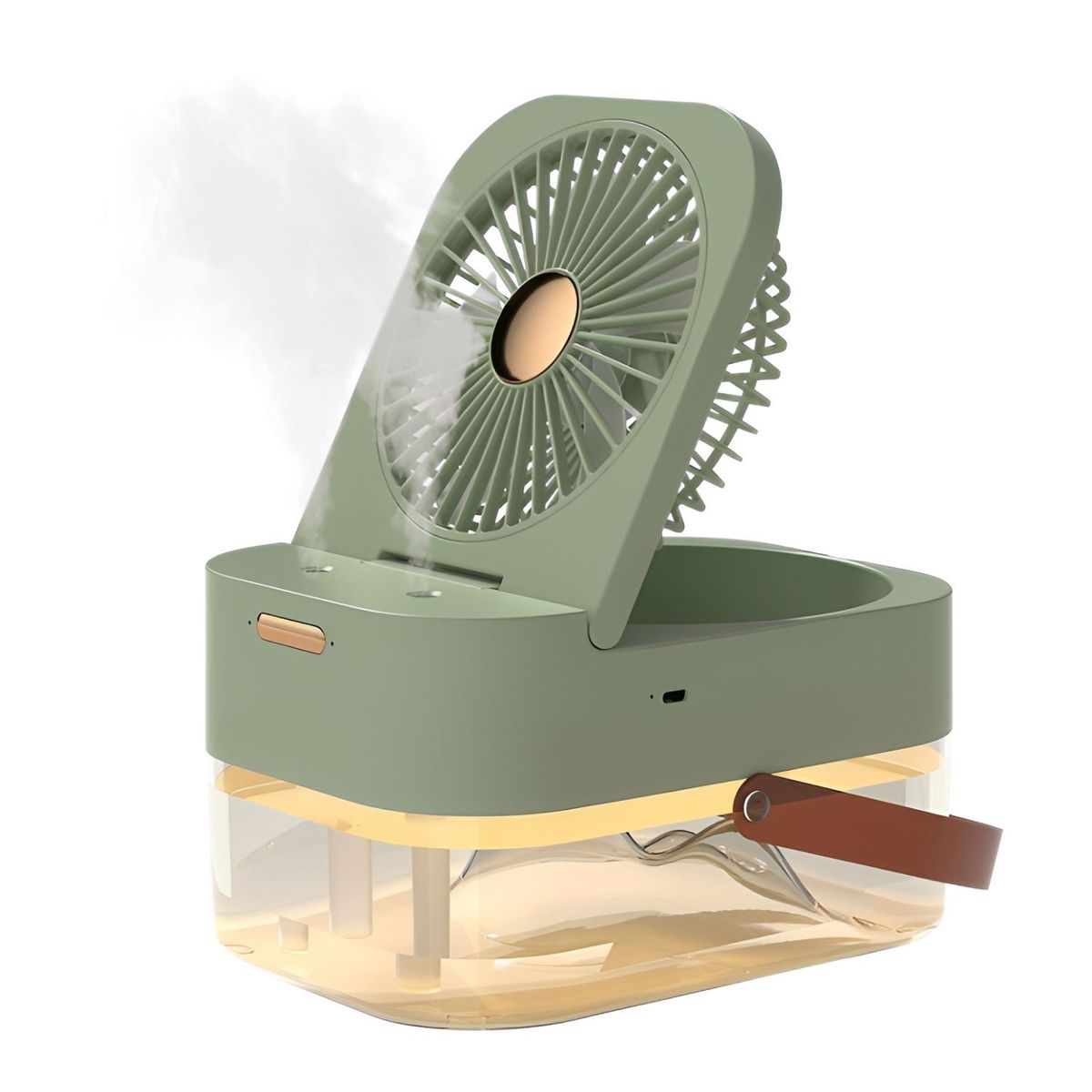 GENERICO - Mini Aire Acondicionado Ventilador Humidificador de Escritorio