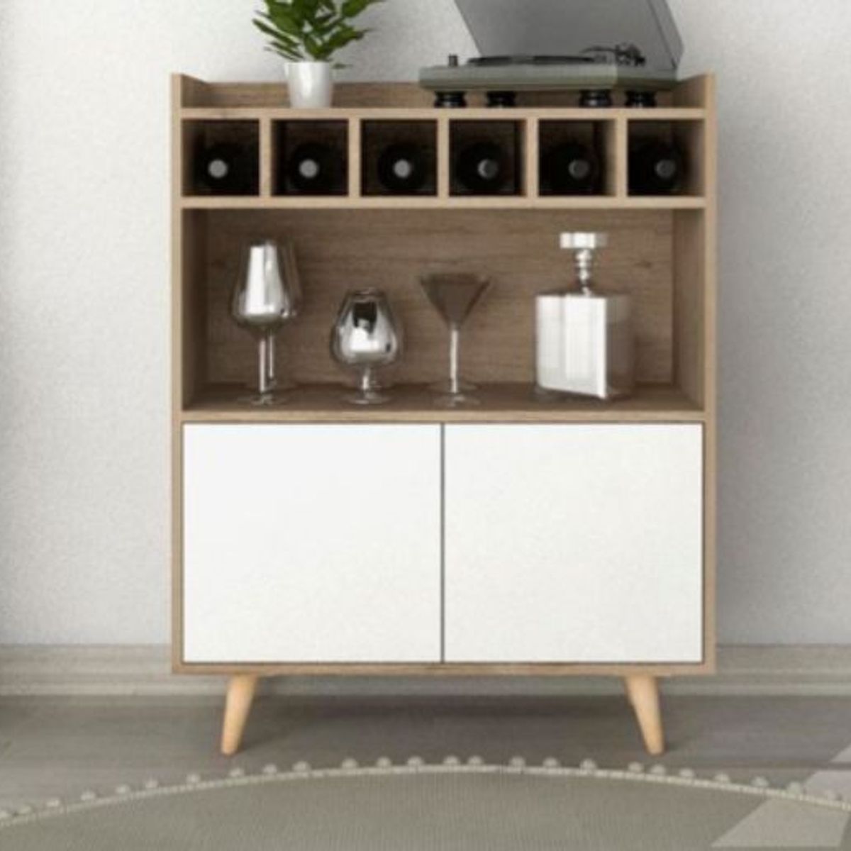 NACION MUEBLES - MUEBLE BAR MODERNO  EMMA