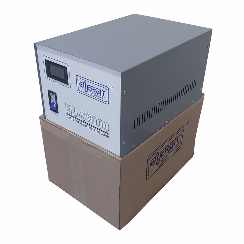ENERGIT - ESTABILIZADOR SOLIDO 3000W 3KVA 220V DIGITAL - ENERGIT