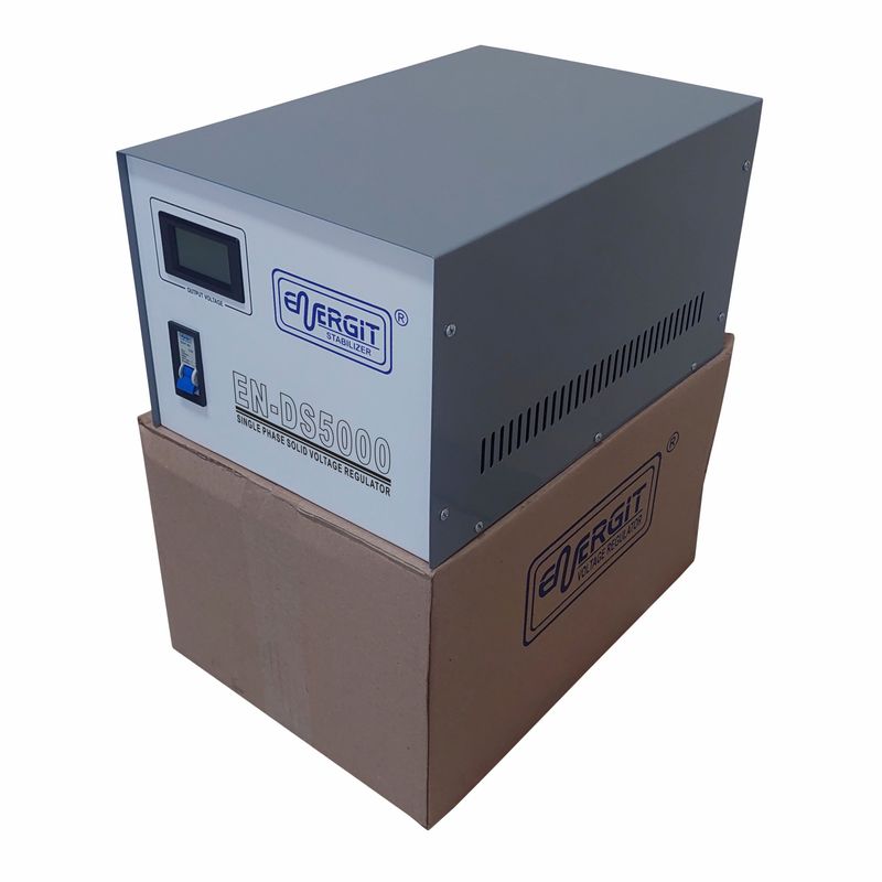 ENERGIT - ESTABILIZADOR SOLIDO 5000W 5KVA 220V DIGITAL - ENERGIT