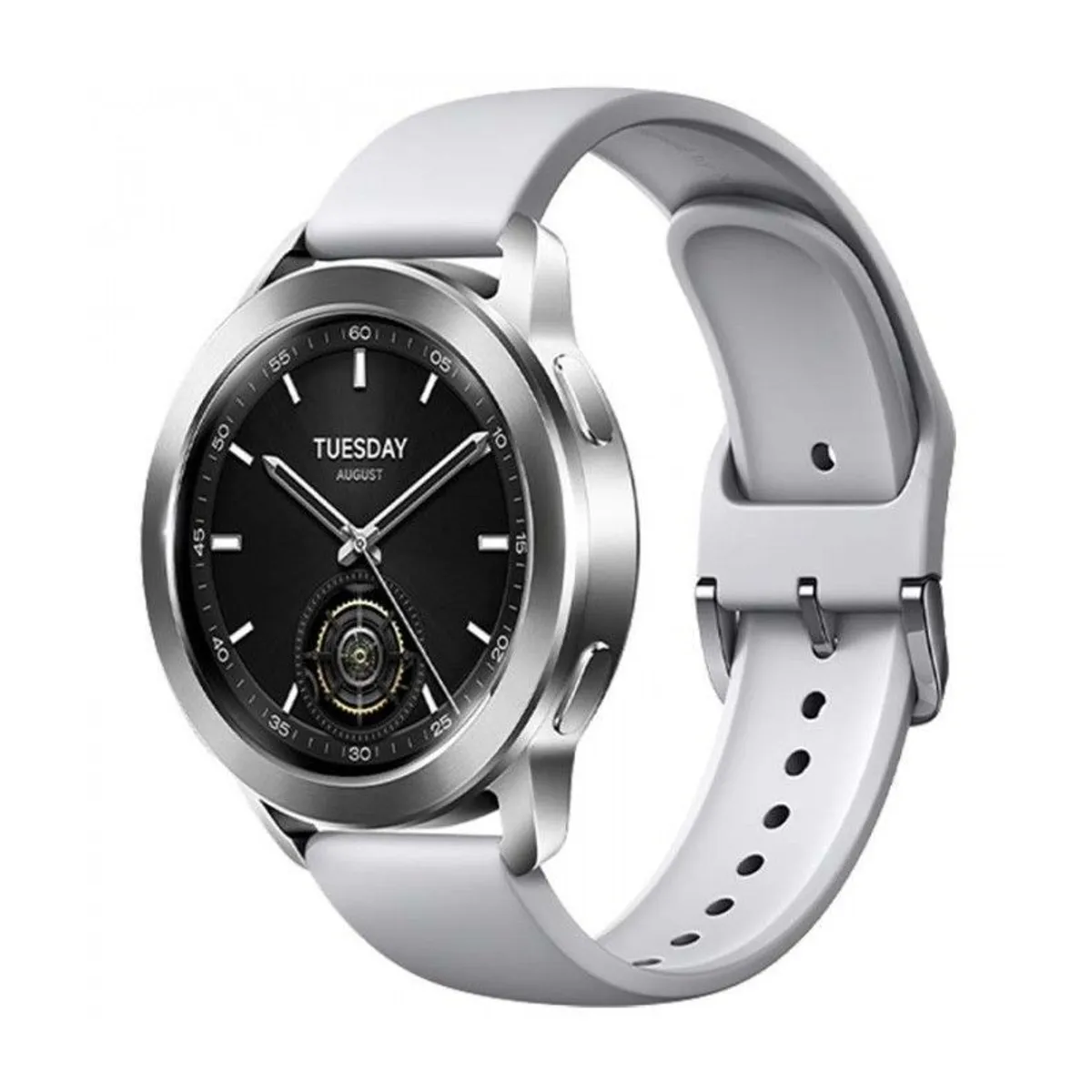 XIAOMI - Reloj Xiaomi Watch S3 GPS AMOLED FULL LLAMADAS - PLATEADO.