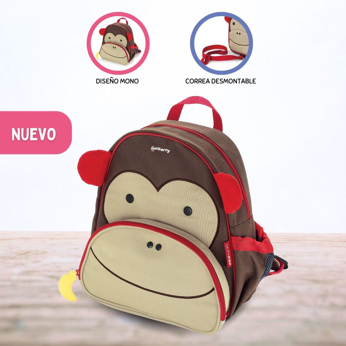 SKIP HOP - Mochila para Niños «MONKEY»