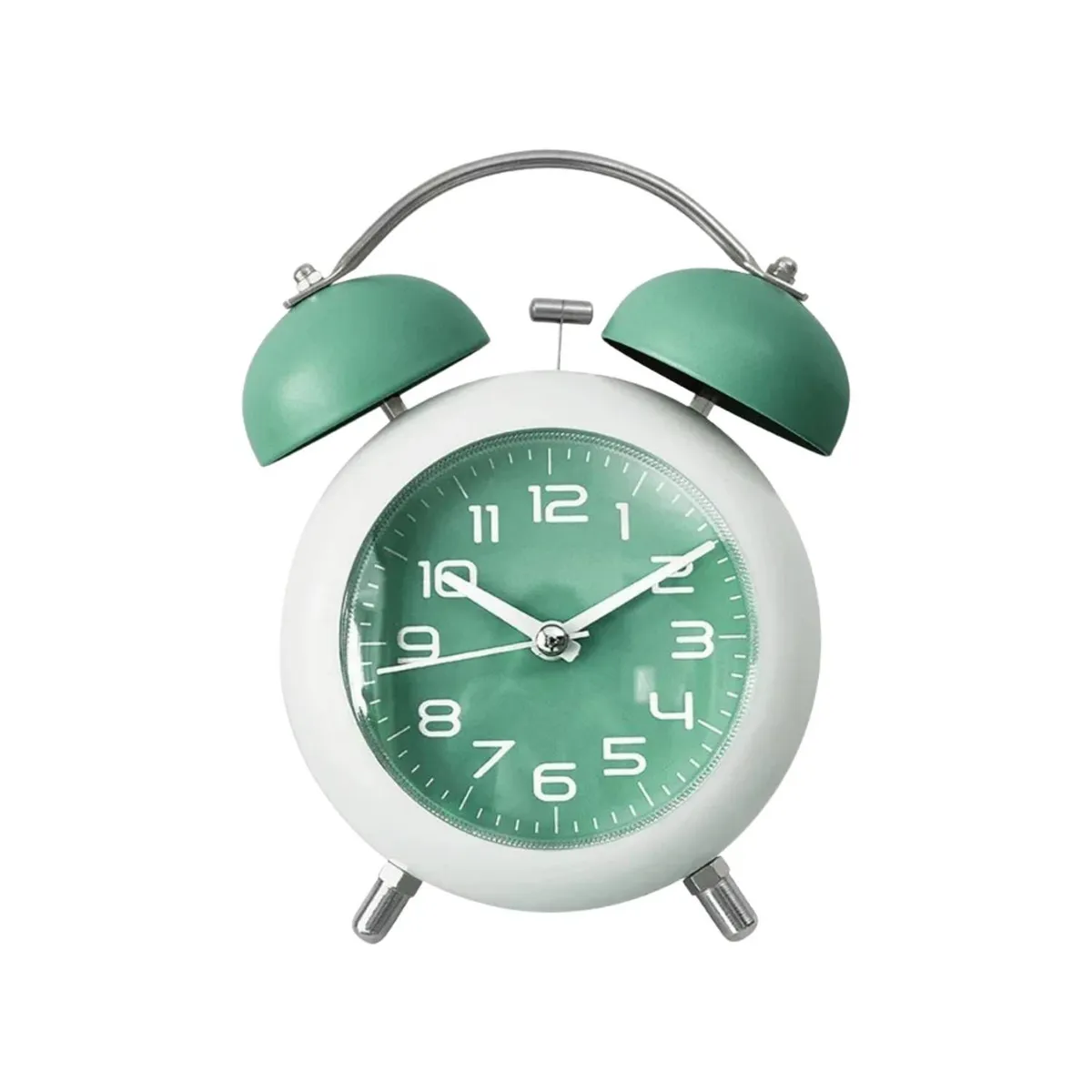 GENERICO - Reloj Despertador  Modelo Campana Silencioso Rosado