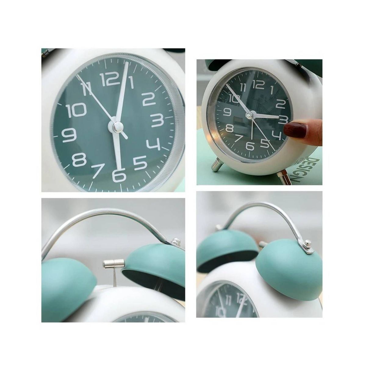 GENERICO - Reloj Despertador  Modelo Campana Silencioso