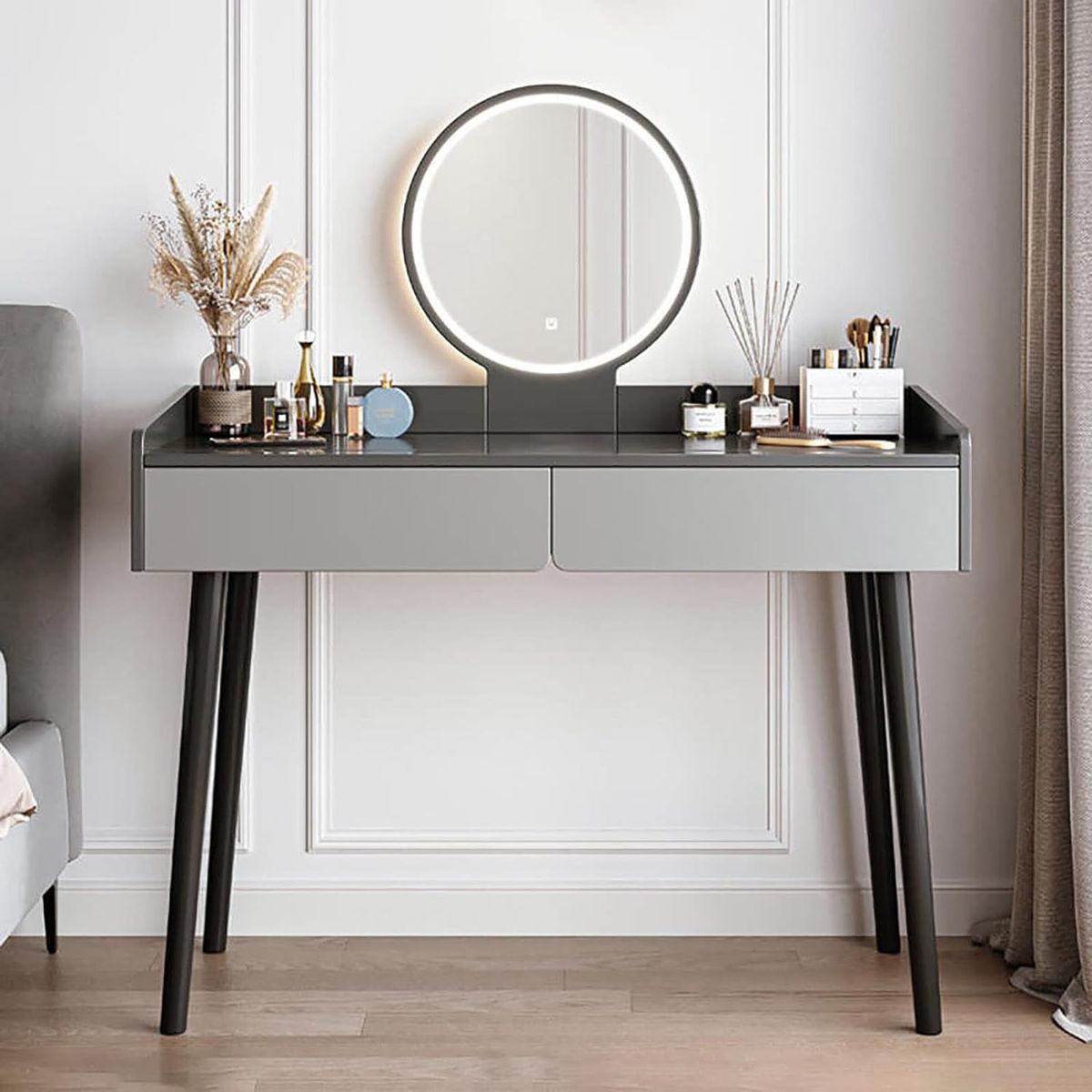 TU MESITA - Tocador Vintage con espejo Luces Led Murcia TU MESITA