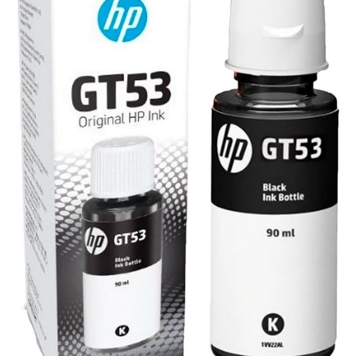 HEWLETT PACKARD - TINTA HP GT53 1VV22AL BOTELLA (GT53) NEGRO 4000 PAG