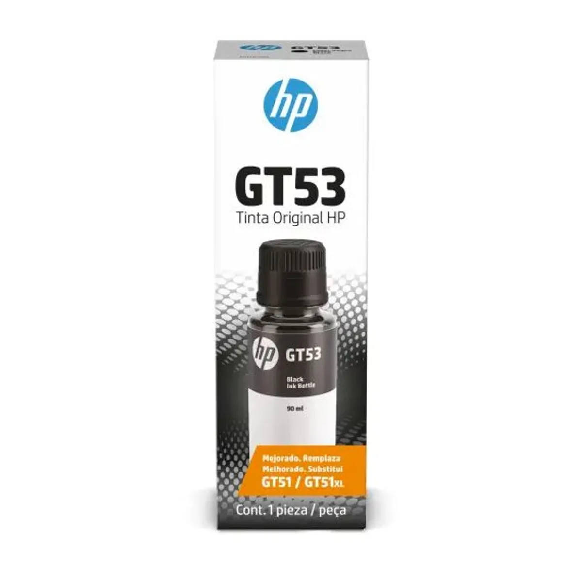 HEWLETT PACKARD - TINTA HP GT53 1VV22AL BOTELLA (GT53) NEGRO 4000 PAG