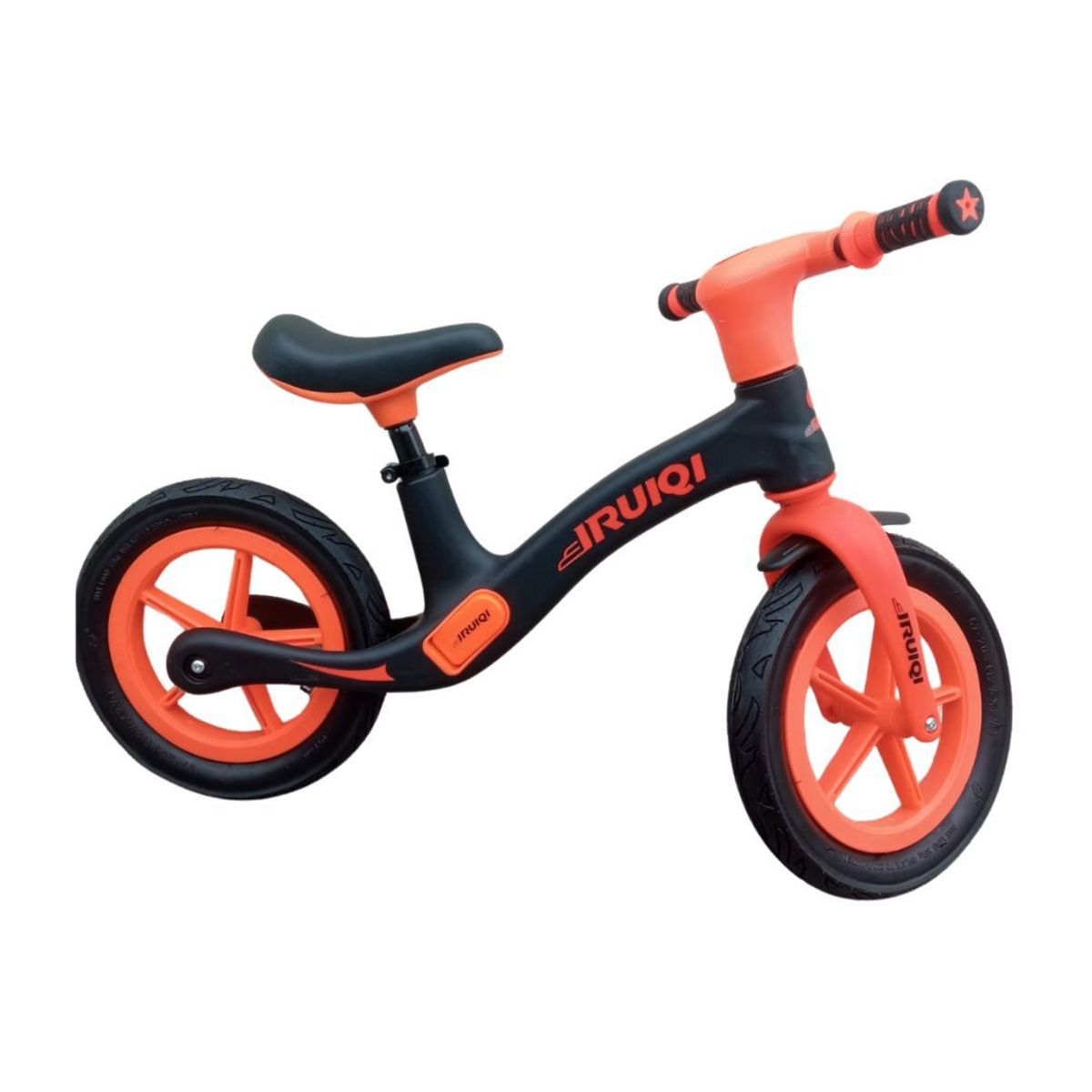 GENERICO - BICICLETA DE EQUILIBRIO INFANTIL NARANJA CON NEGRO - A12