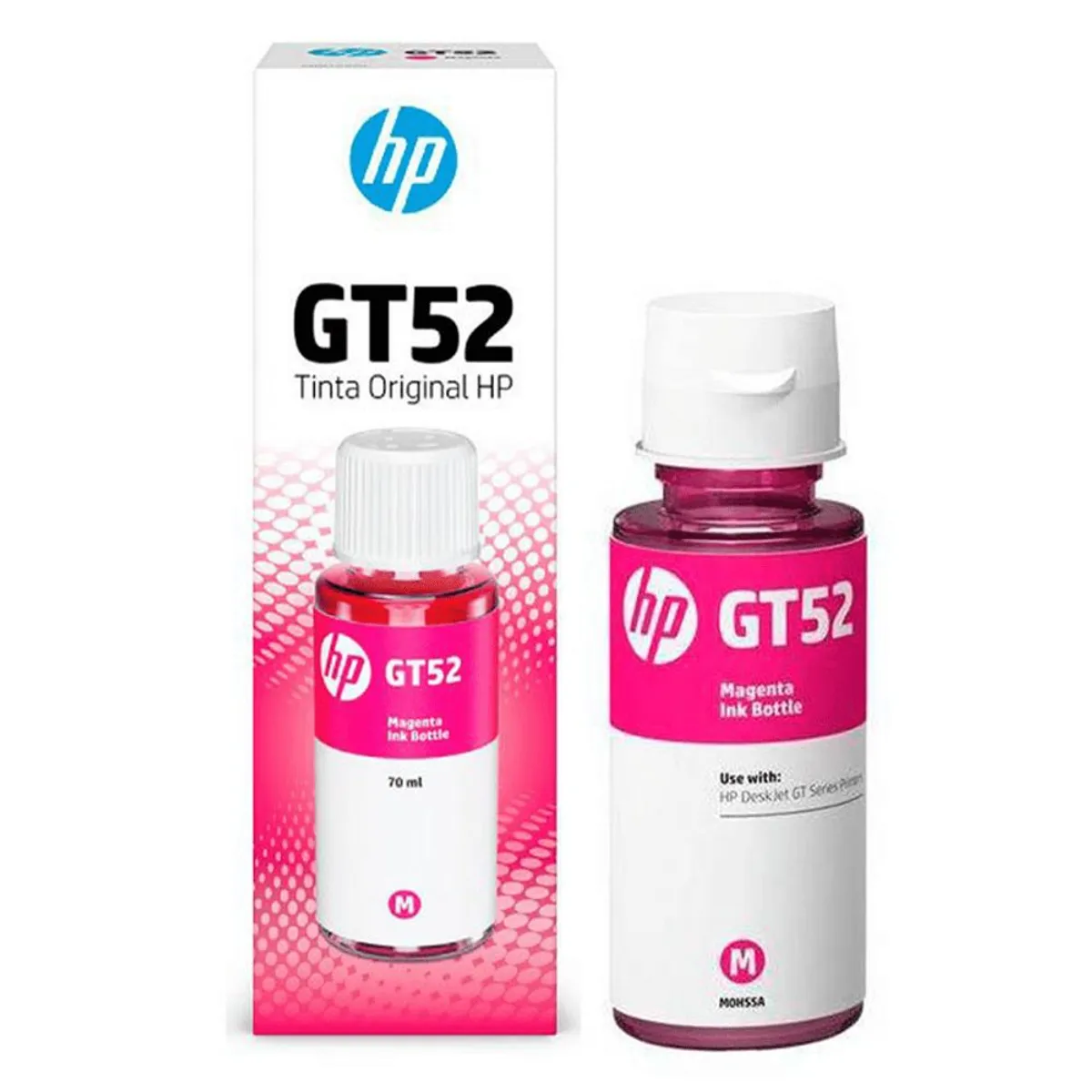 HEWLETT PACKARD - TINTA HP GT52 M0H55AL (GT52) MAGENTA 8000 PAG