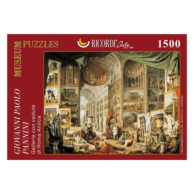 RICORDI ART - Rompecabezas Ricordi - Galería Antigua Roma - 1500 Piezas