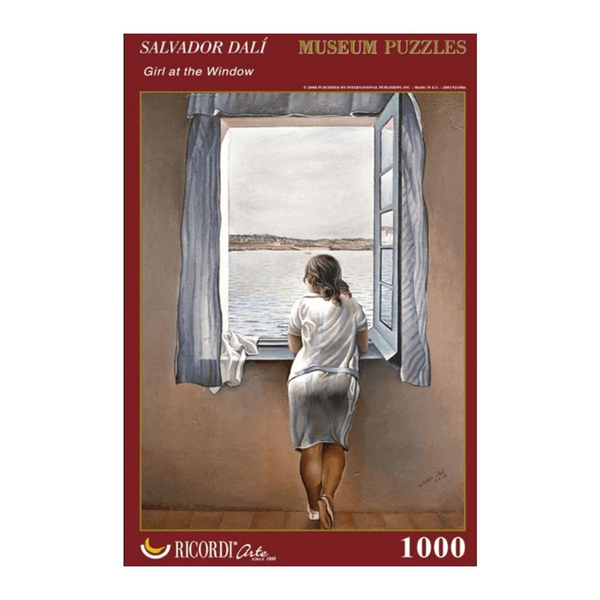 RICORDI ART - Rompecabezas Ricordi - Chica En La Ventana - Dalí, 1000 Pzs