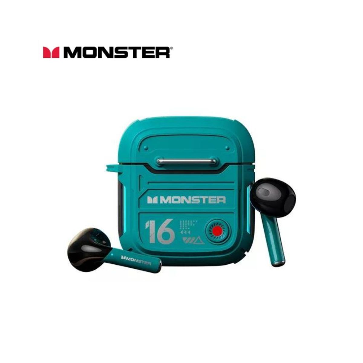 MONSTER - Audífonos Bluetooth TWS XKT16 Verde - Monster