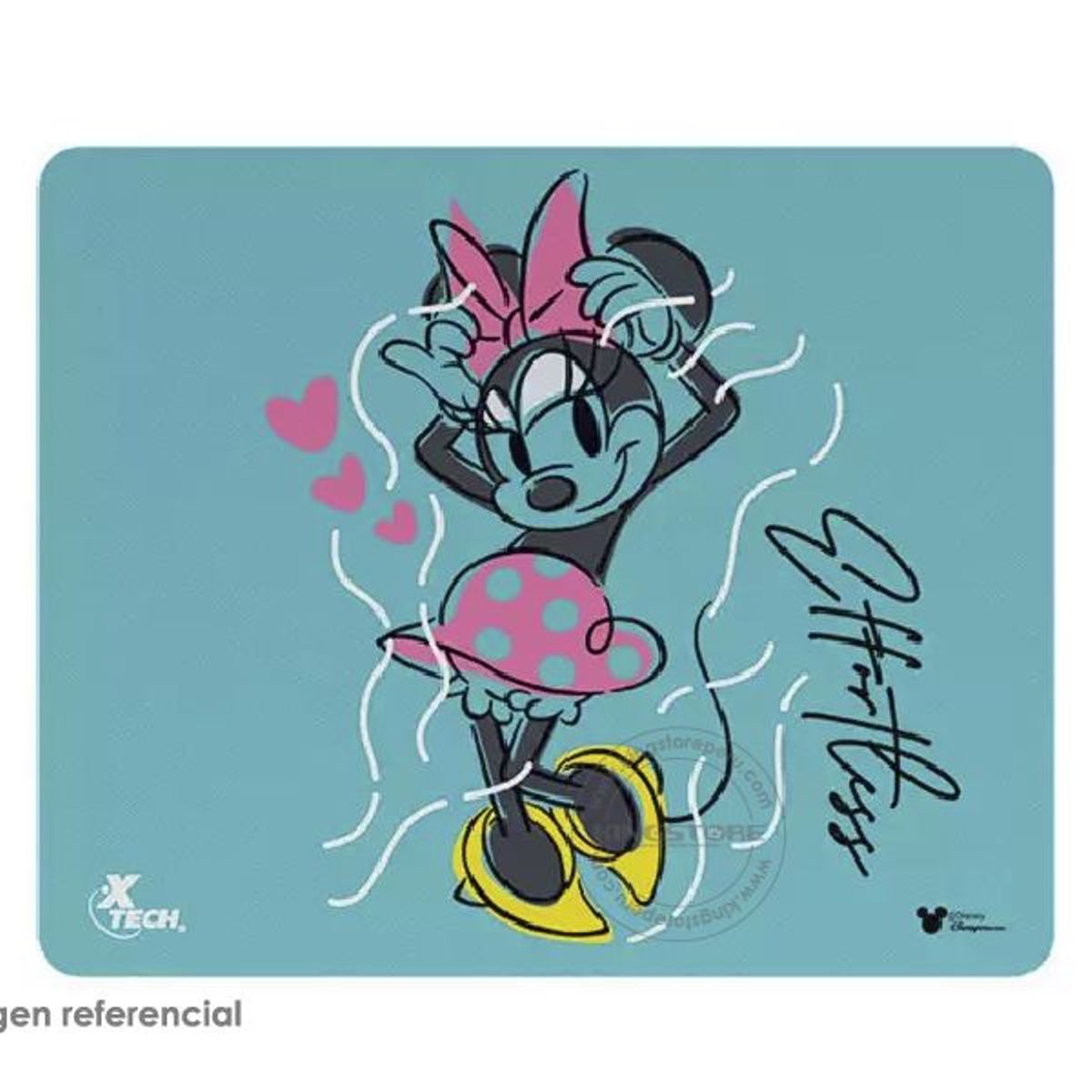 XTECH - Mouse pad Edición Minnie Mouse XTA-D100 - Xtech