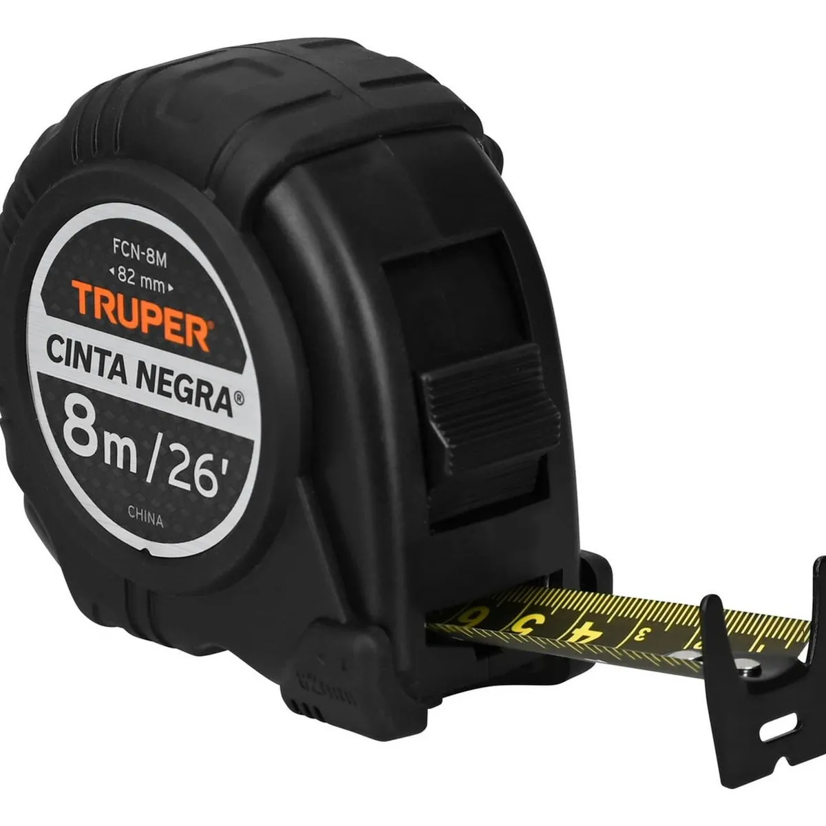 TRUPER - Wincha cinta negra 8 m cinta 19 mm Truper