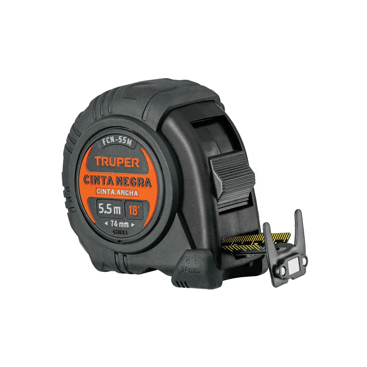 TRUPER - Wincha cinta negra 5.5 m cinta 19 mm Truper