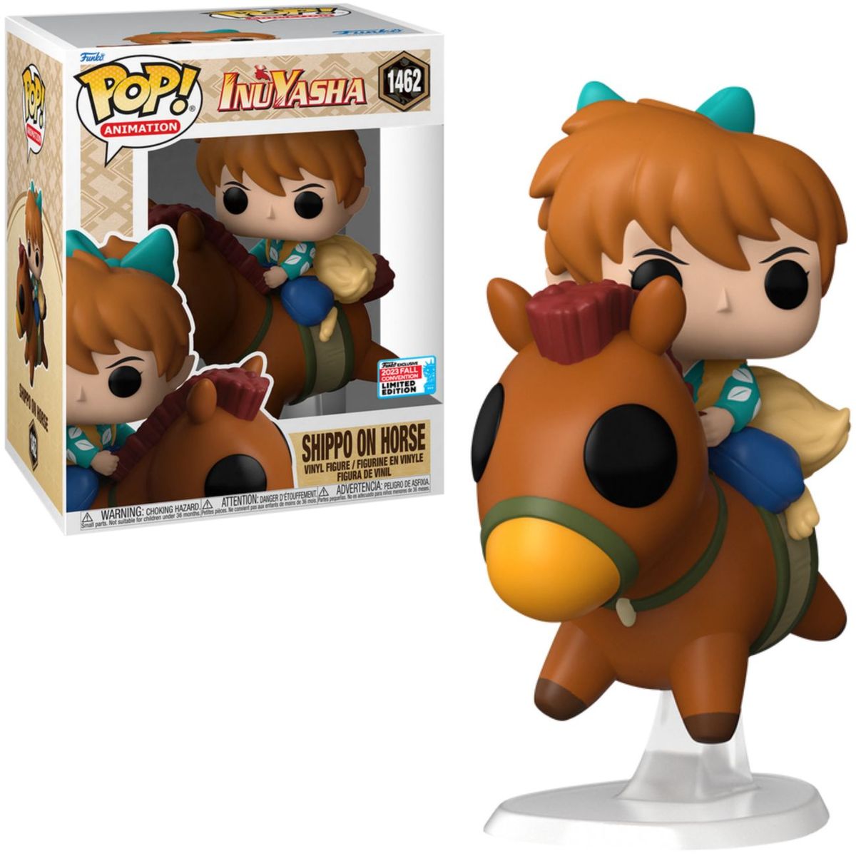 FUNKO - Funko Pop Inuyasha - Shippo On Horse Convencion - 6 pulgadas