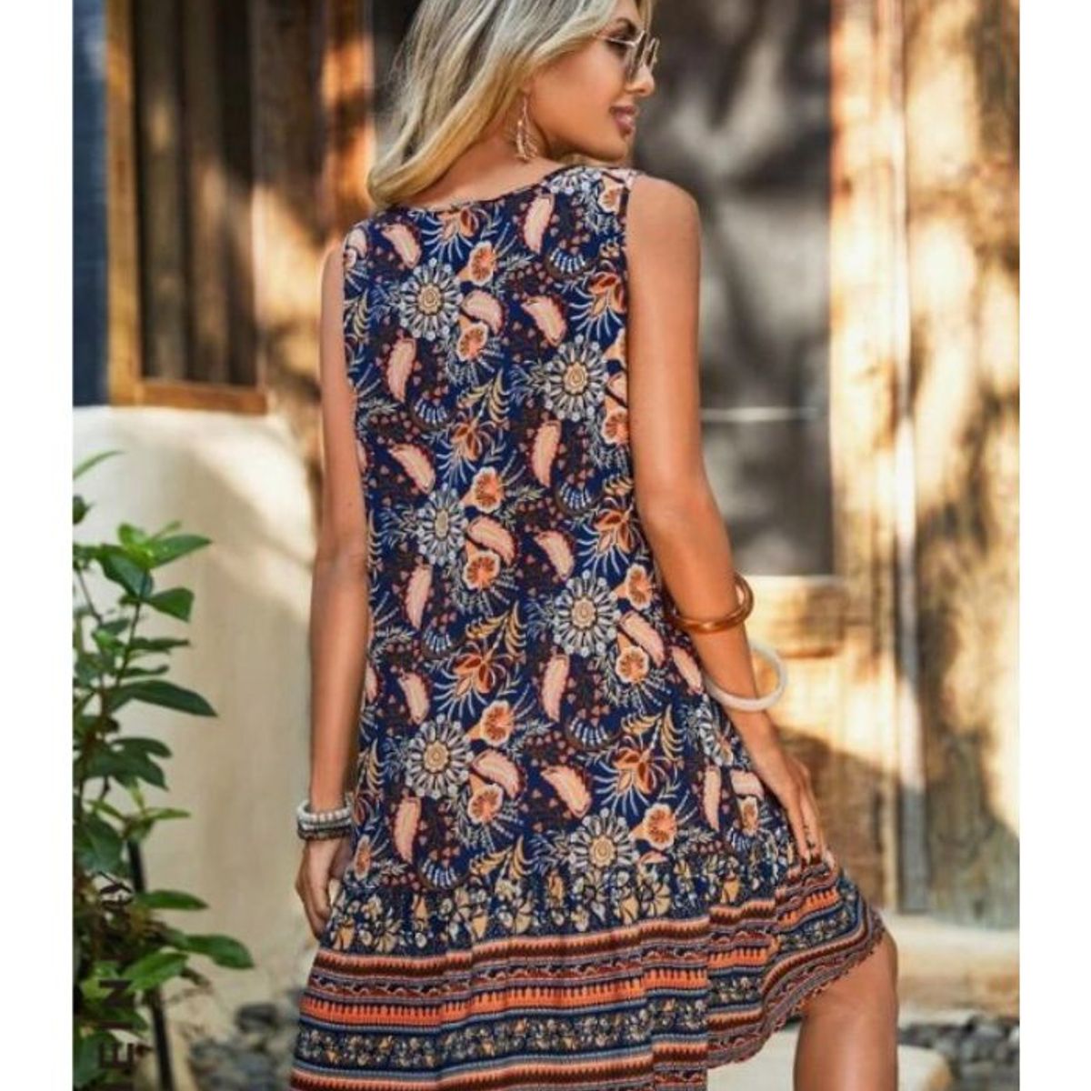 KAST PE - Vestido largo de playa modelo Alejandra - M