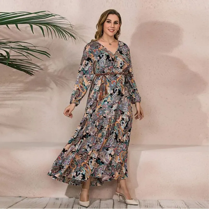 RINODERINA - Vestido Casual Largo Playa Moda Mujer