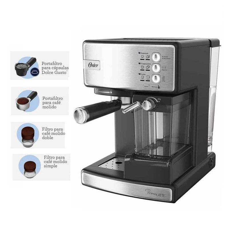 OSTER - Cafetera Expresso Oster Prima Latte BVSTEM6603SS