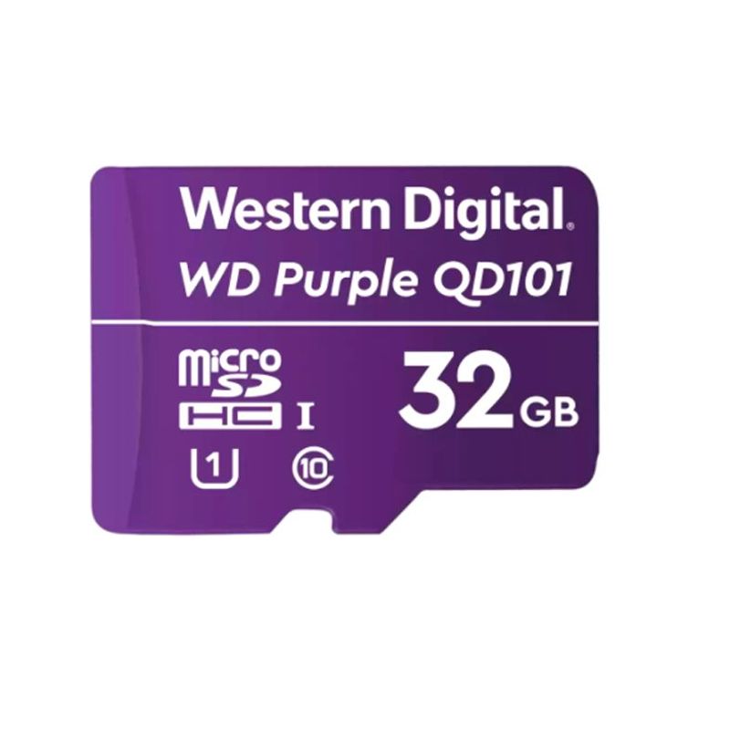 WESTER DIGITAL - memoria SD WD purple 32gb microSD para Camara de Vigilancia