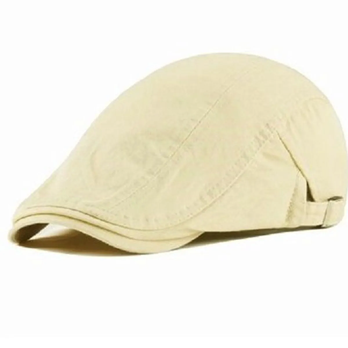 KAST PE - Boina Drill Unisex con Correas Laterales - Crema