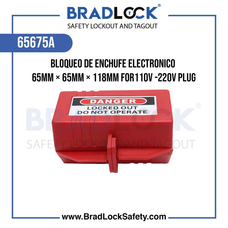 BRADLOCK - Bloqueo de Enchufe Eléctrico Grande