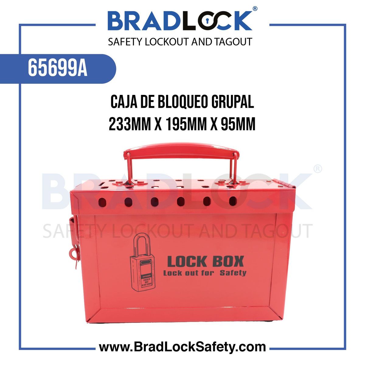 BRADLOCK - Cajas de Bloqueo Grupal de Metal