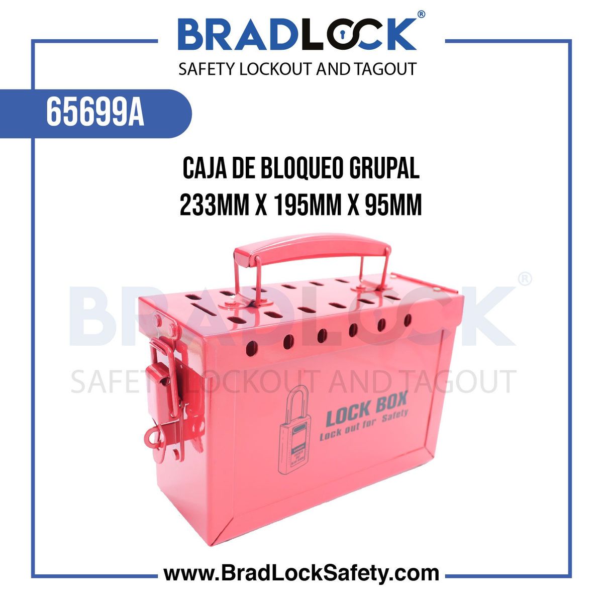 BRADLOCK - Cajas de Bloqueo Grupal de Metal