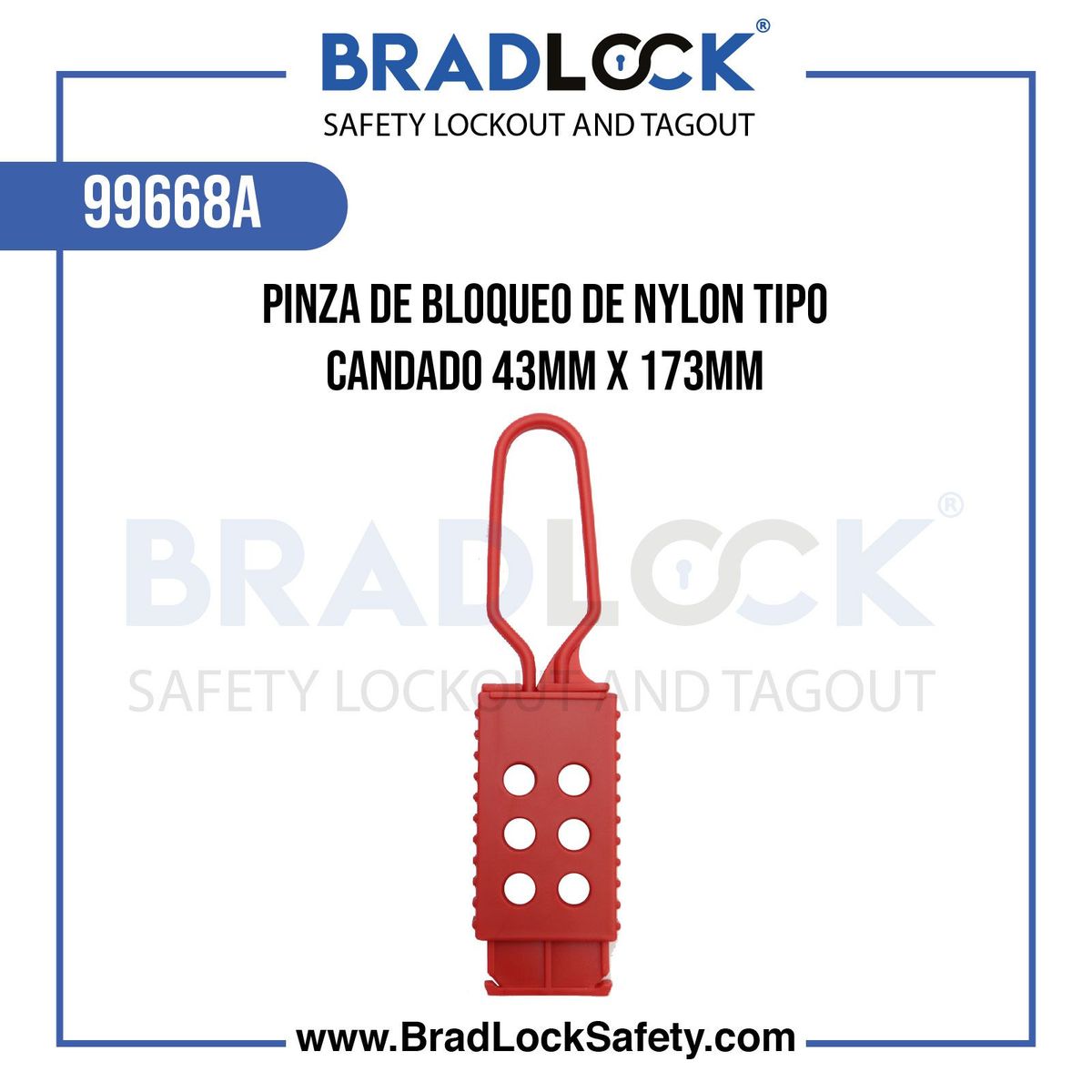 BRADLOCK - Pinza de Bloqueo de Nylon