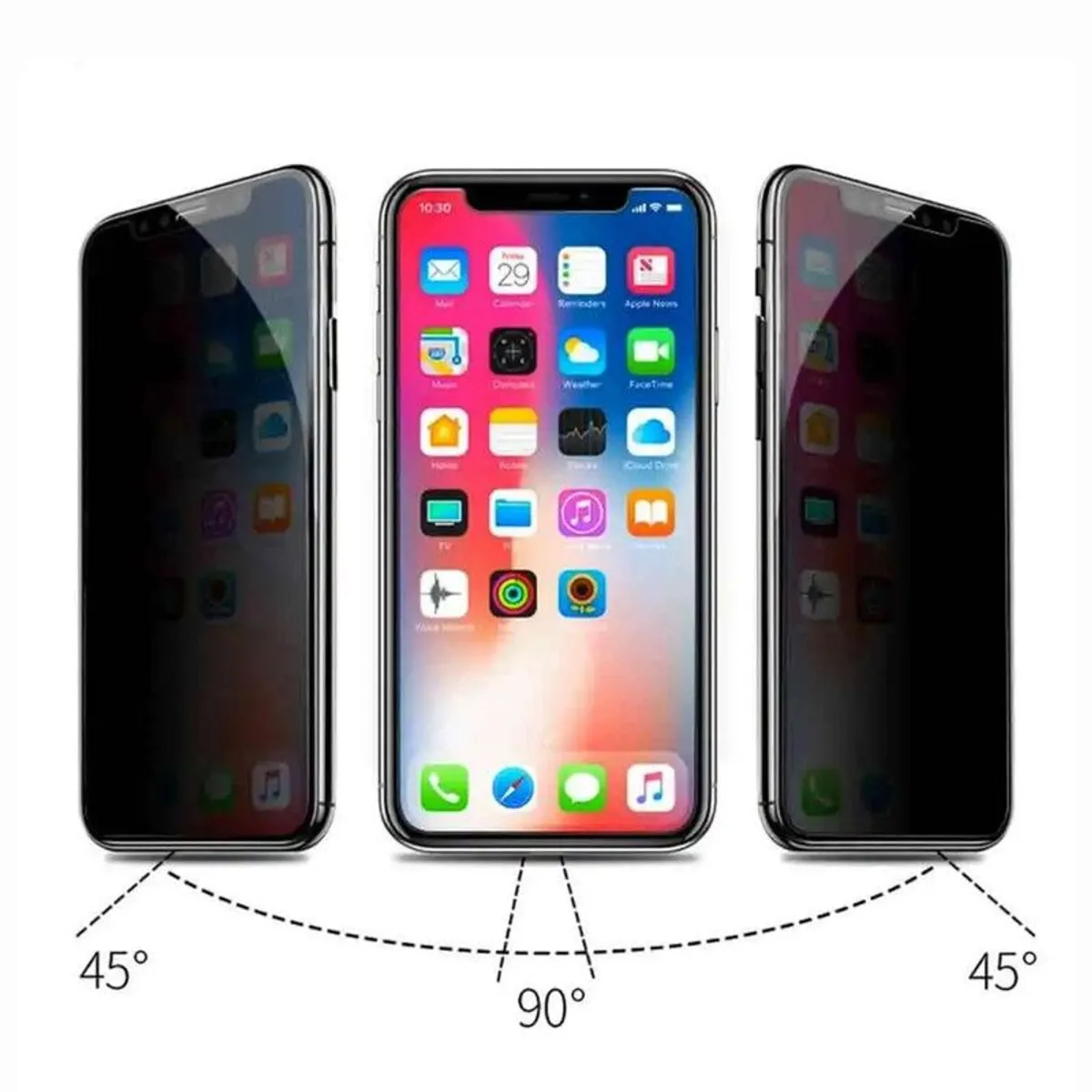 GENERICO - Mica  De Vidrio Antiespia Brillante Para Xiaomi Poco X5 PRO