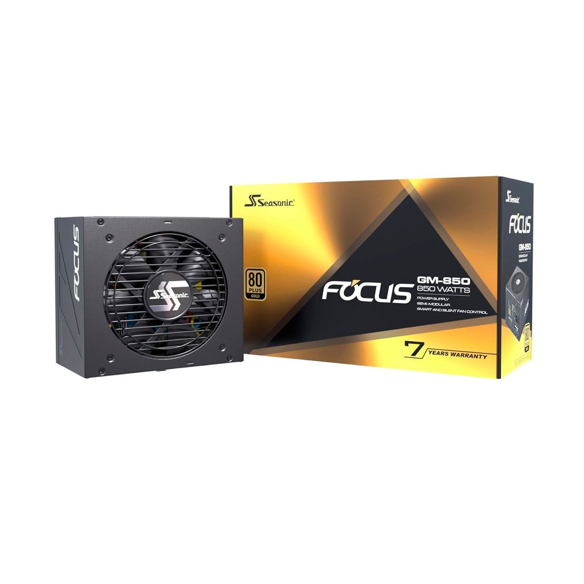 GENERICO - FUENTE DE PODER SEASONIC FOCUS GM 850W 80 PLUS GOLD P/N: SSR-850FM