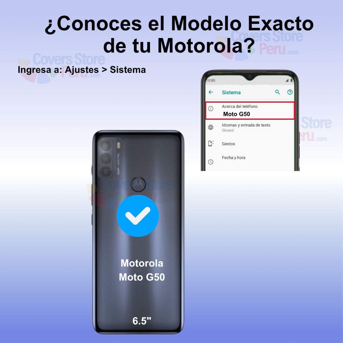 GENERICO - Funda Case para Motorola G50 5G Flip Cover Antishock Negro Resistente