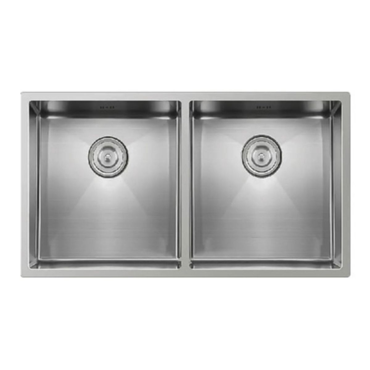 GENERICO - Lavadero de cocina de Lujo 2 pozas Acero Inoxidable