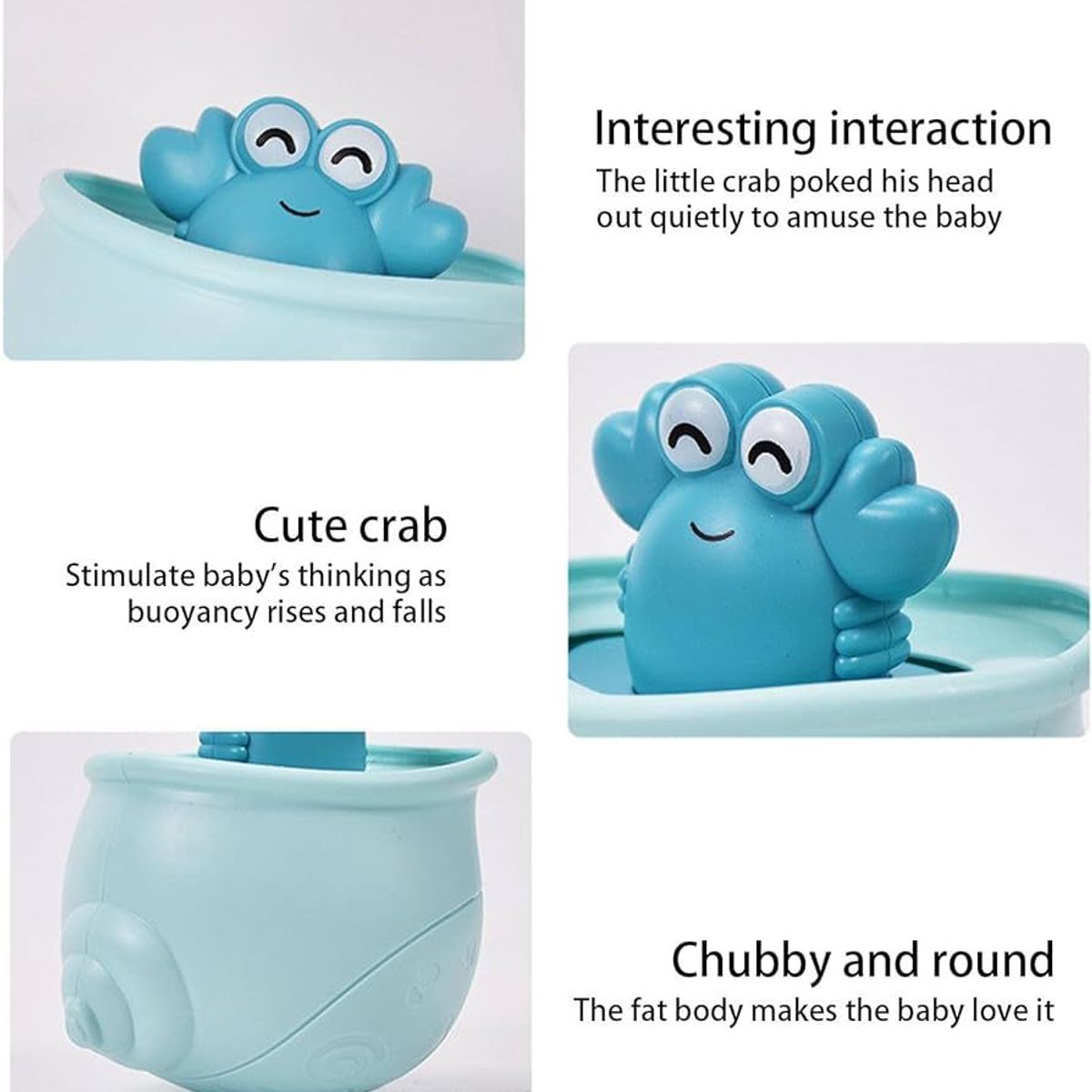 GENERICO - JUGUETE DE BAÑO CANGREJO PARA BAÑERA