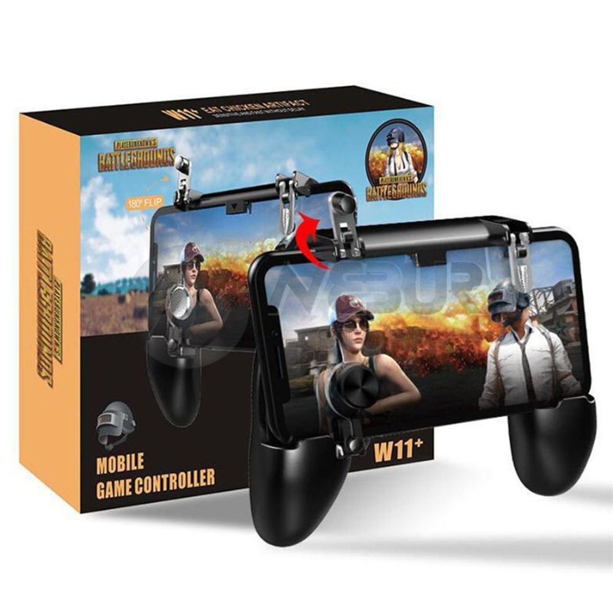 GENERICO - Gamepad mando W11 plus Para Celular Juego Shooter Pubg Free Fire