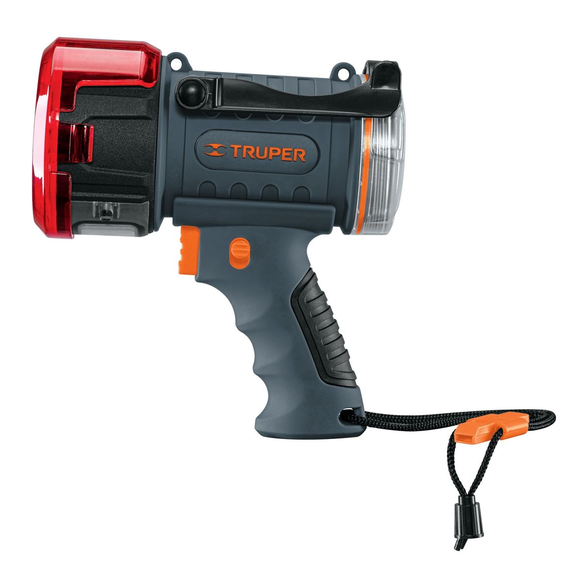 TRUPER - Linterna de LED 2000 lm recargable alta potencia, Truper