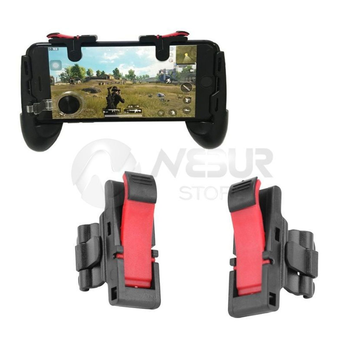 GENERICO - Gamepad JL01 CON JOYSTICK  GATILLOS Para Celular Juego Pubg Free Fire