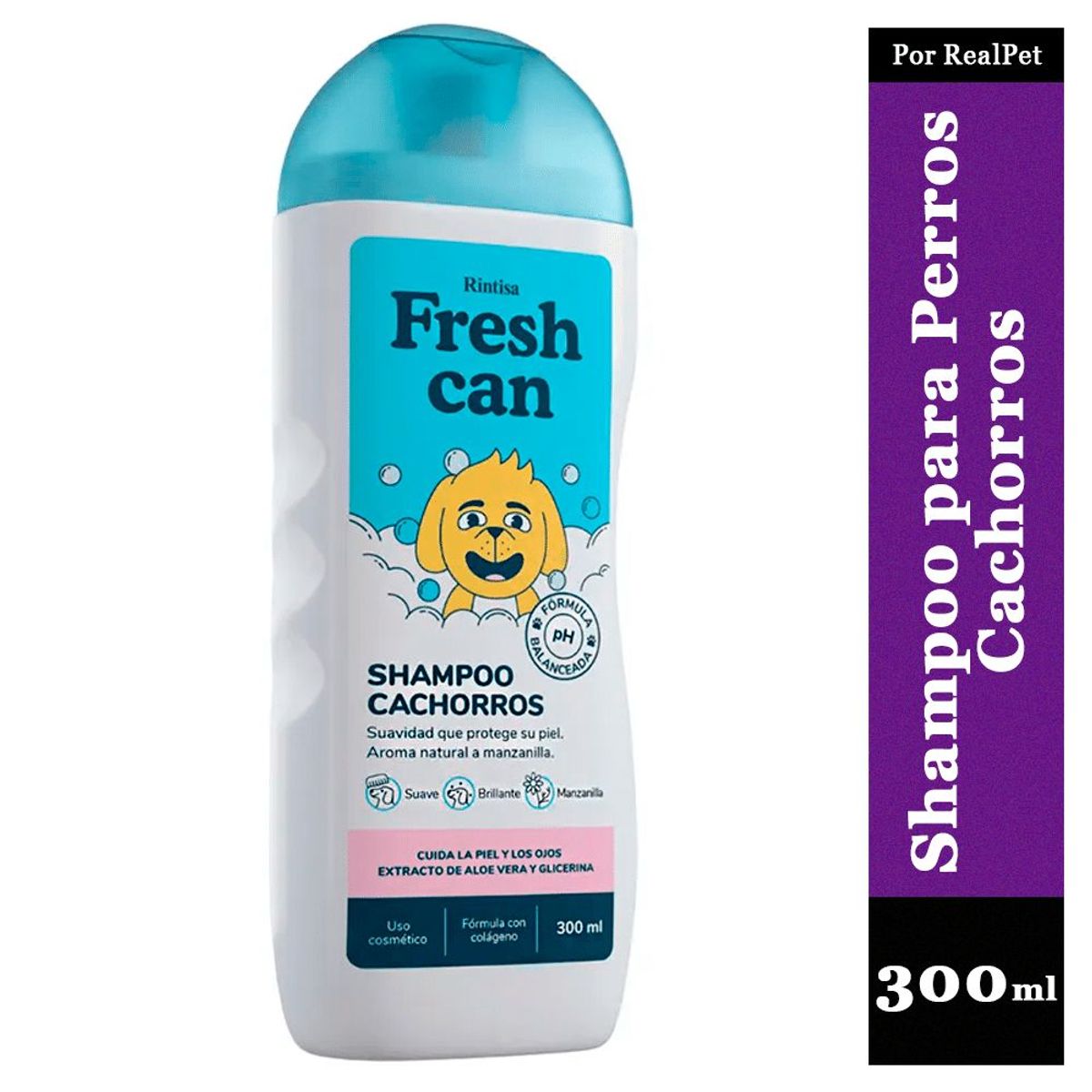 GENERICO - Shampoo para Perros Cachorros Fresh Can Frasco 300 ml
