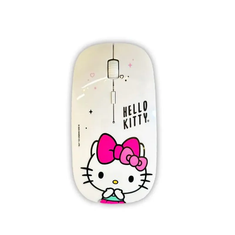 ROMAX - MOUSE INALAMBRICO HELLO KITTY - COLOR BLANCO