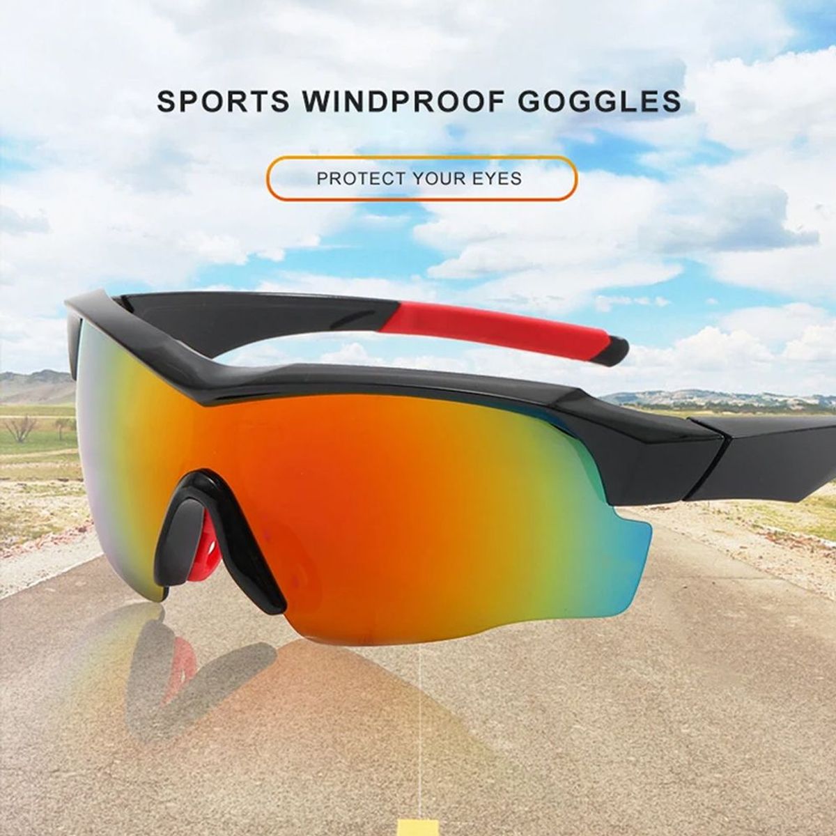 GENERICO - Lentes de Sol Deportivos Ciclismo Protección UV400 - 002