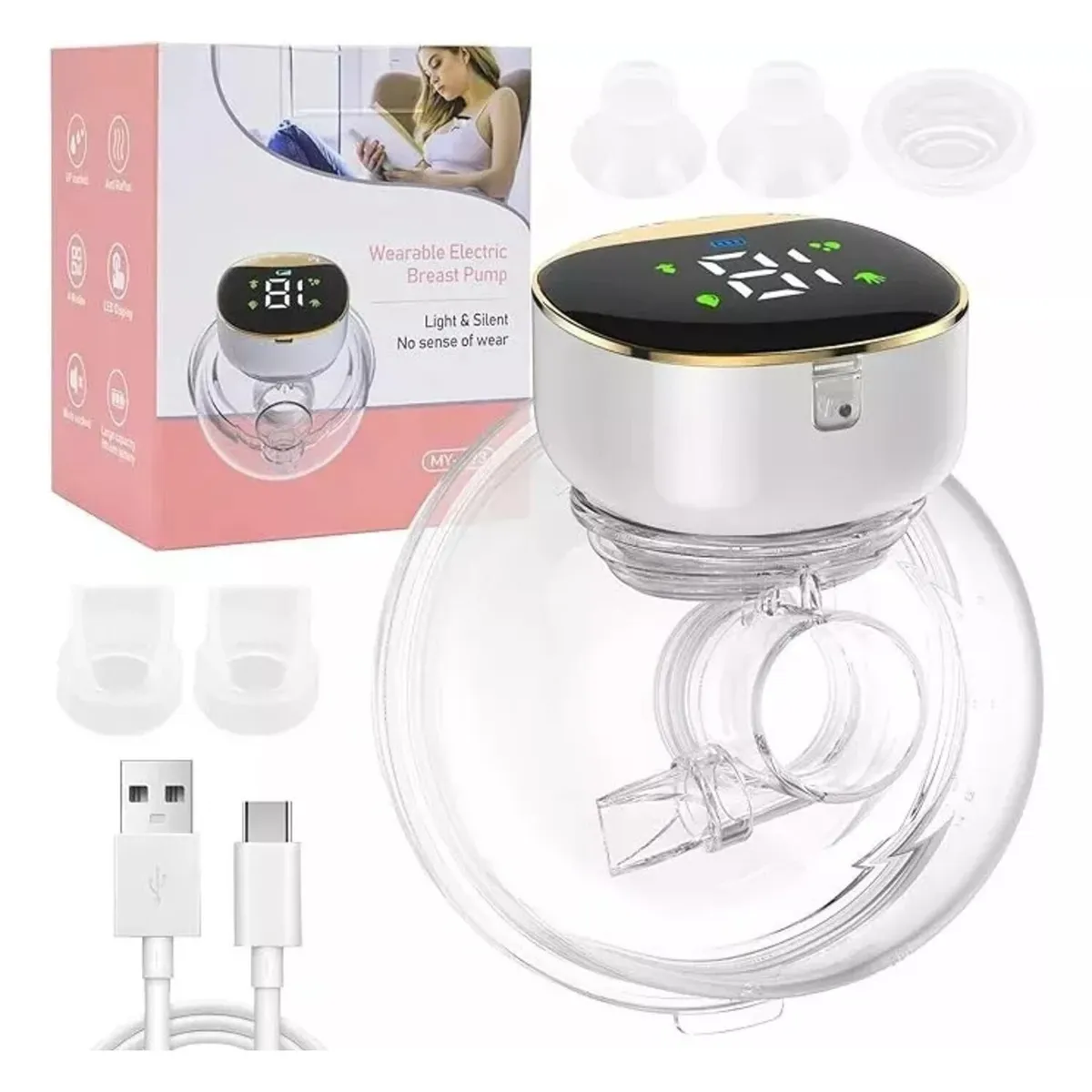 GENERICO - Extractor de Leche Electrico Manos Libres