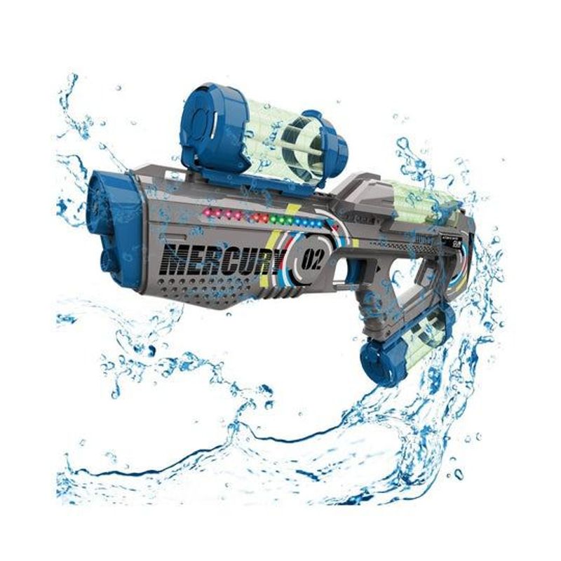 GENERICO - Pistola De Agua Con Bateria Recargable Mercury M2  Led