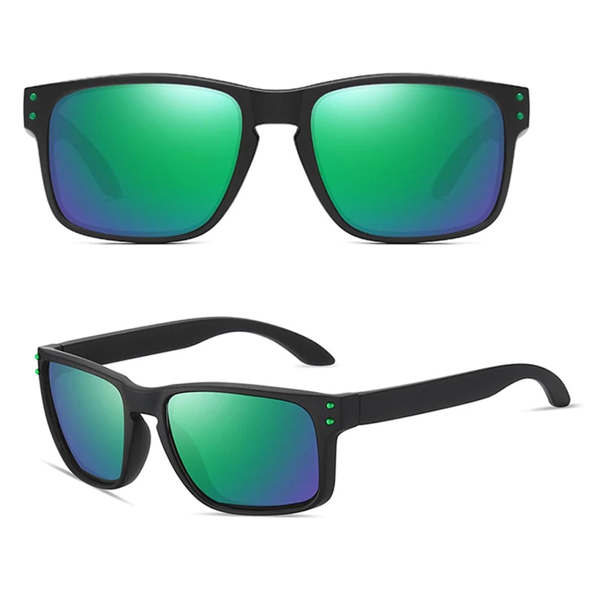 GENERICO - Lentes Hombre de Sol Polarizados UV400 Verde