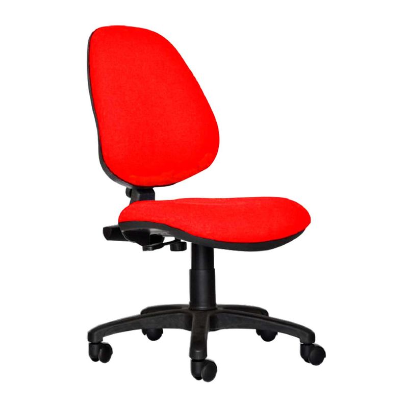 COEA - Silla Giratoria De Oficina Coea Rudy Alta Cuerina Rojo SB