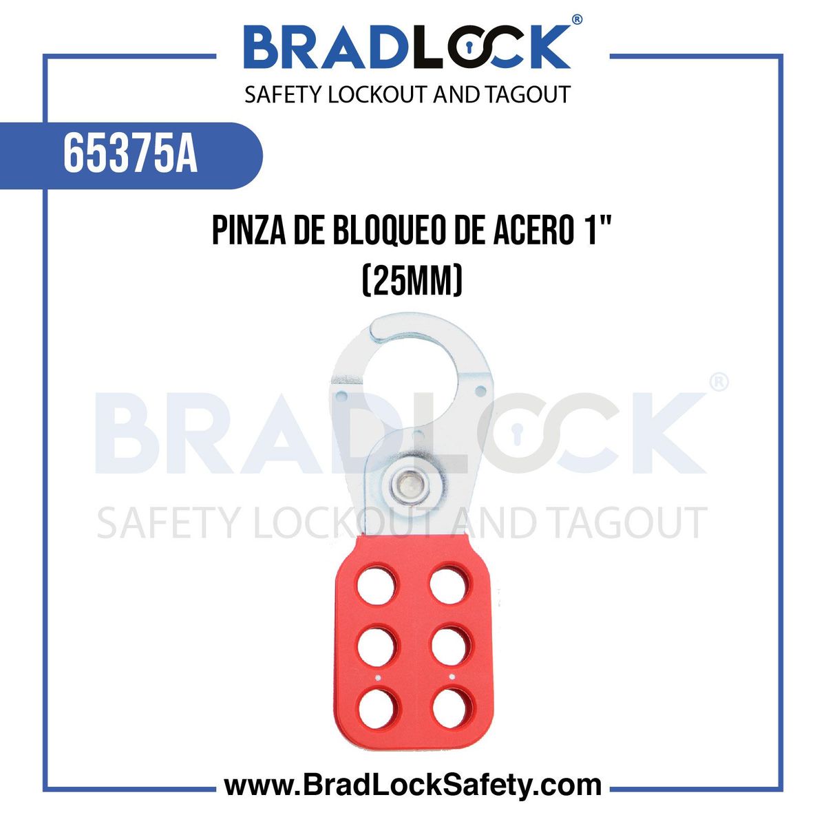 BRADLOCK - Pinza de Bloqueo 65375A de Grupo en Acero de 1 de Arco