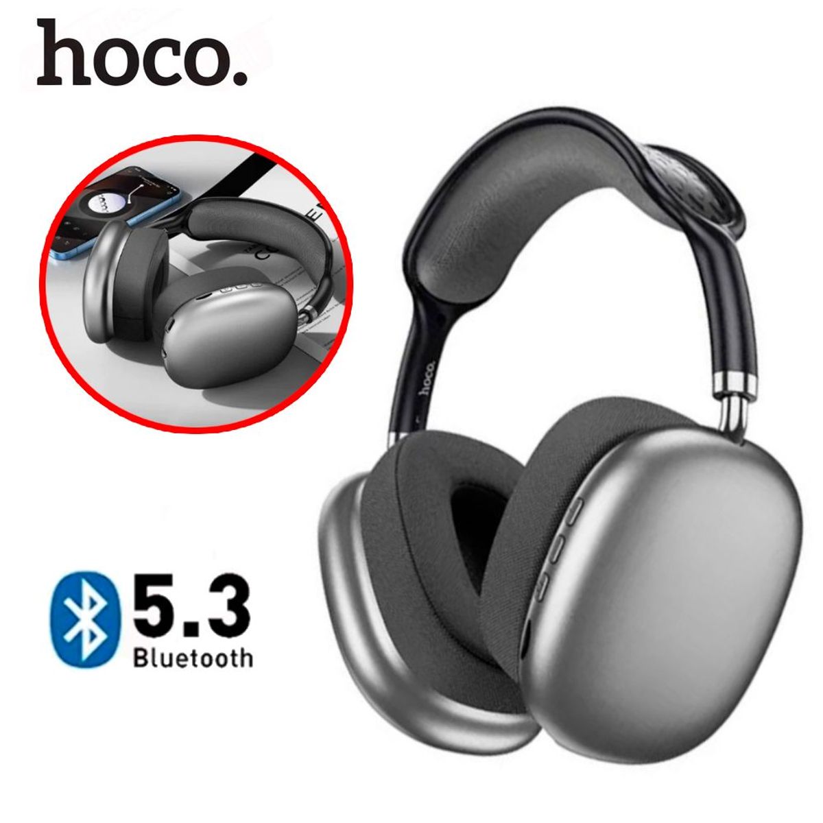 HOCO - Audífonos Bluetooh 12 Horas Auriculars Inalambrico HOCO ESD15
