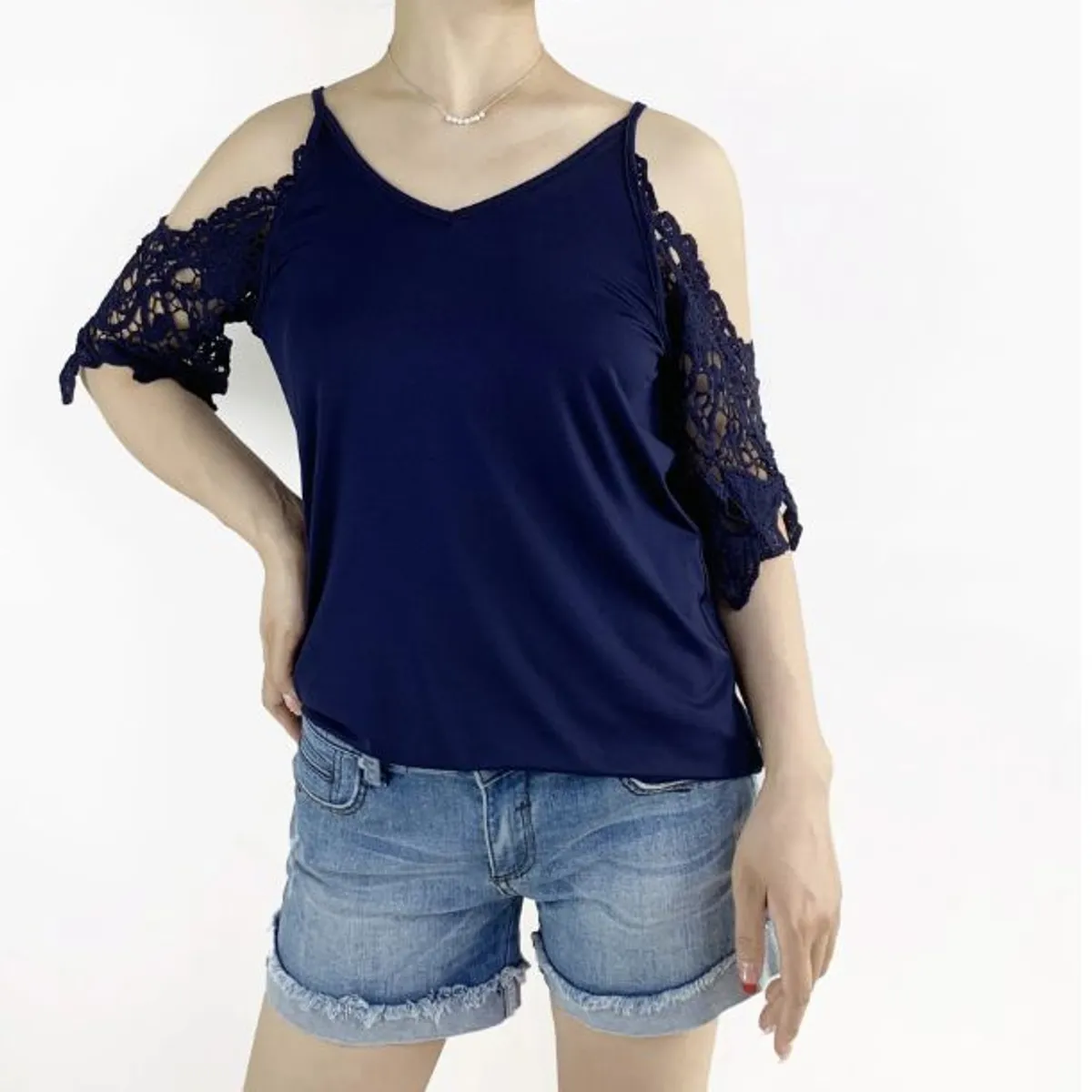 RINODERINA - Polos Mujer Casual Manga Corta RinoDeRina - Regalo