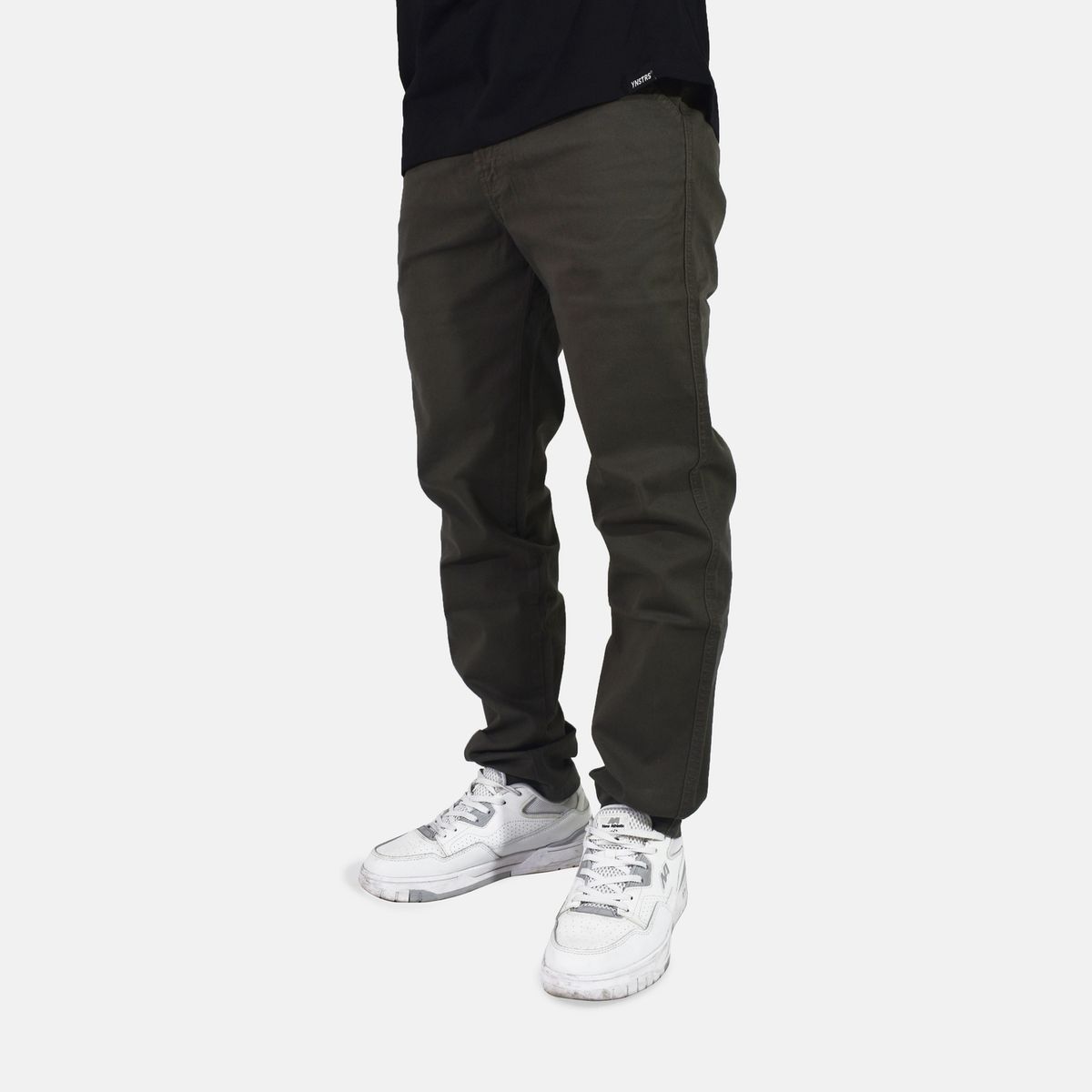 YONISTERS CLOTHING - Pantalón Drill Semipitillo Stretch Yonisters Clothing Marrón