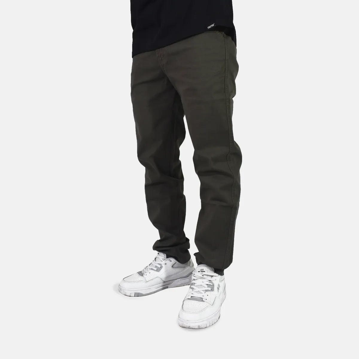 YONISTERS CLOTHING - Pantalón Drill Semipitillo Stretch Yonisters Clothing Marrón