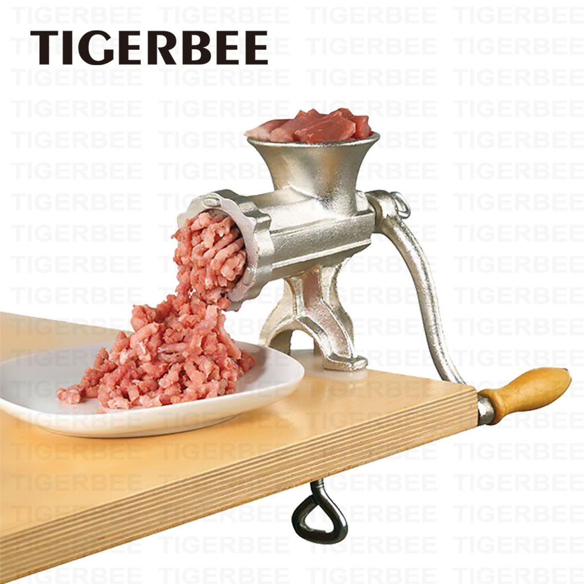 TIGERBEE - Moledora de Carne Manual Tipo Prensa   #8